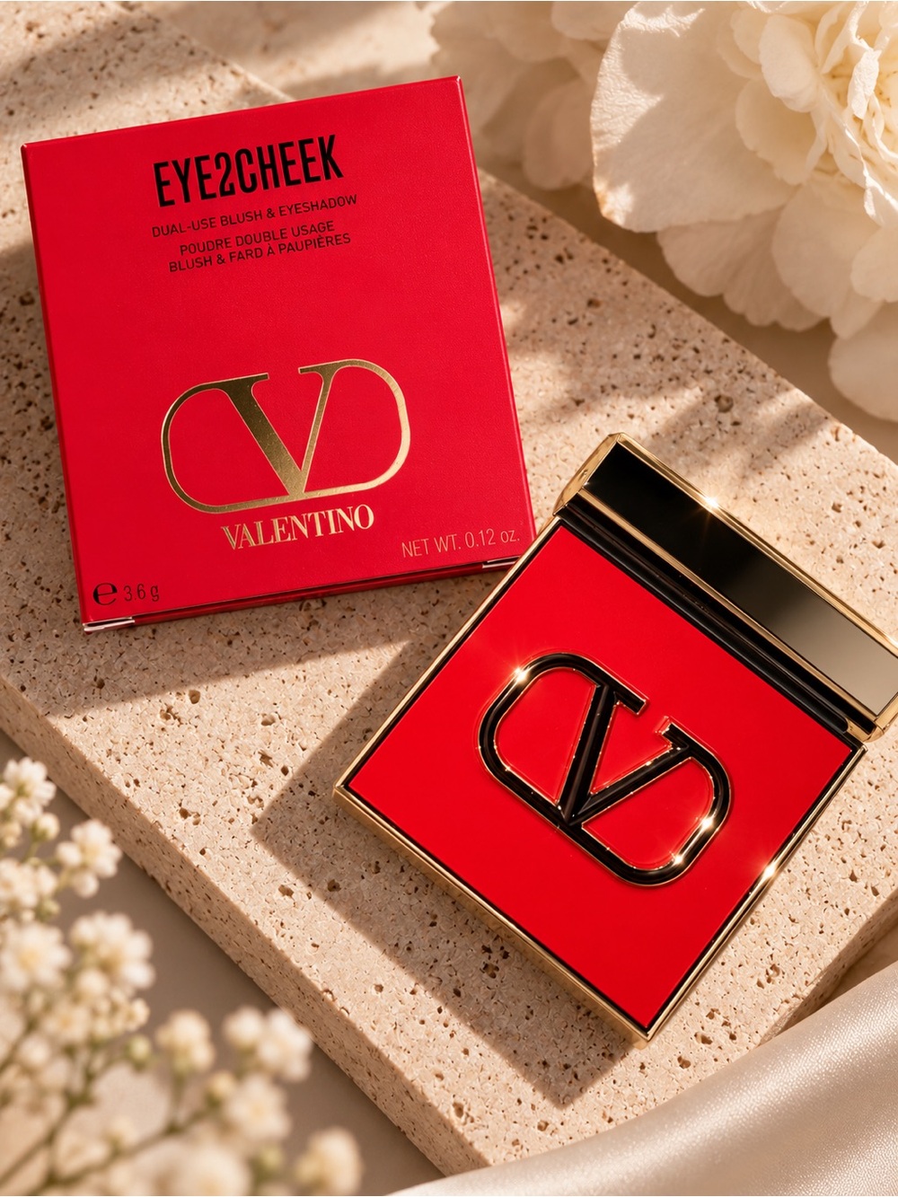 Valentino Eye2Cheek Dual-Use Blush & Eyeshadow – 02 Very Rose 🌹